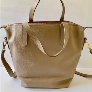 NWOT Cuyana Small Carryall Tote in Stone Color